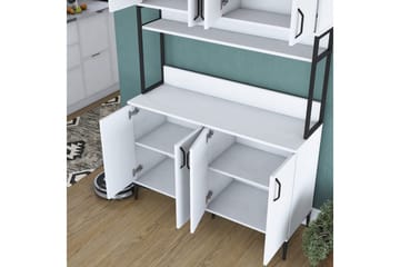 Flerbruks Kapasitetskap Cerreta 173 Hvit - Hvit - Oppbevaring - Skap - Oppbevaringsskap