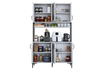 Flerbruks Kapasitetskap Cerreta 173 Hvit - Hvit - Oppbevaring - Skap - Oppbevaringsskap