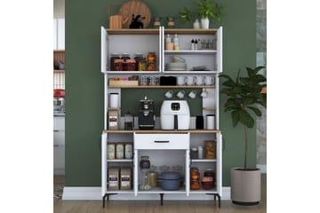 Flerbruks Kapasitetskap Cerreta 177 Hvit - Hvit - Oppbevaring - Skap - Oppbevaringsskap