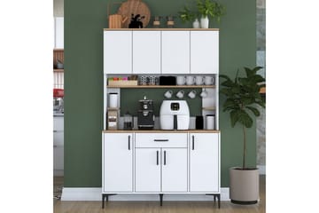 Flerbruks Kapasitetskap Cerreta 177 Hvit - Hvit - Oppbevaring - Skap - Oppbevaringsskap