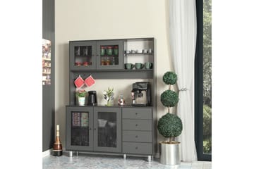 Flerbruks Kapasitetskap Jatin Antrasitt - Antrasitt - Oppbevaring - Skap - Oppbevaringsskap