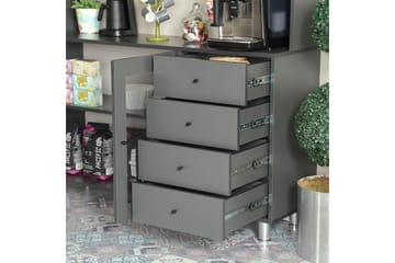 Flerbruks Kapasitetskap Jatin Antrasitt - Antrasitt - Oppbevaring - Skap - Oppbevaringsskap