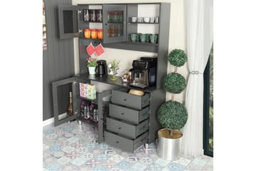 Flerbruks Kapasitetskap Jatin Antrasitt - Antrasitt - Oppbevaring - Skap - Oppbevaringsskap