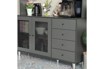 Flerbruks Kapasitetskap Jatin Antrasitt - Antrasitt - Oppbevaring - Skap - Oppbevaringsskap