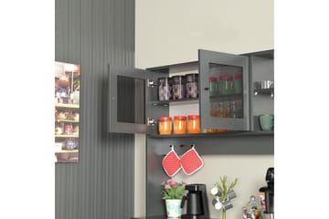 Flerbruks Kapasitetskap Jatin Antrasitt - Antrasitt - Oppbevaring - Skap - Oppbevaringsskap