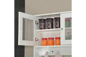 Flerbruks Kapasitetskap Jatin Hvit - Hvit - Oppbevaring - Skap - Oppbevaringsskap