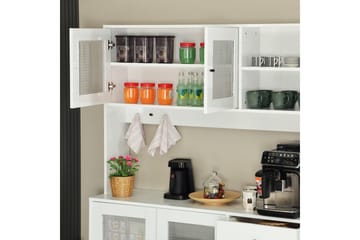 Flerbruks Kapasitetskap Jatin Hvit - Hvit - Oppbevaring - Skap - Oppbevaringsskap