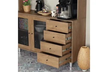 Flerbruks Kapasitetskap Jatin Kaukasisk Eik - Kaukasisk Eik - Oppbevaring - Skap - Oppbevaringsskap