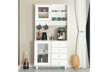 Flerbruks Kapasitetskap Periorport Hvit - Hvit - Oppbevaring - Skap - Oppbevaringsskap