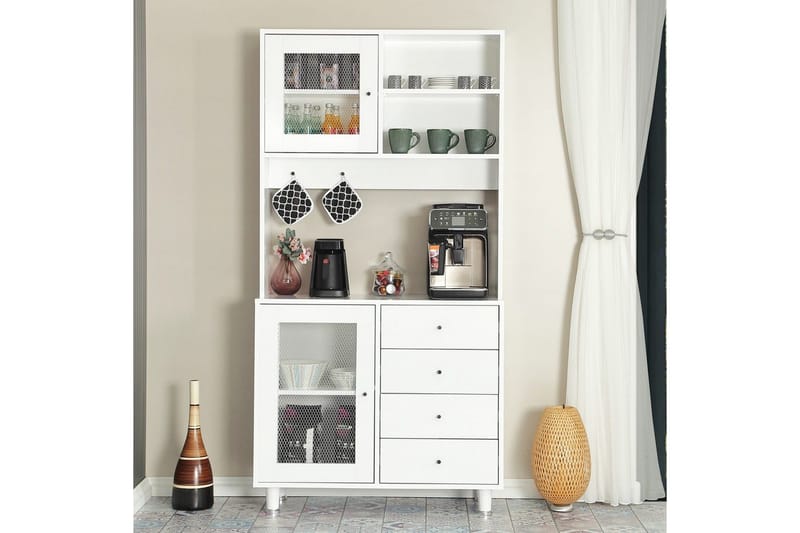 Flerbruks Kapasitetskap Periorport Hvit - Hvit - Oppbevaring - Skap - Oppbevaringsskap