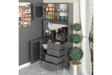 Flerbruks Kapasitetskap Periorport Antrasitt - Antrasitt - Oppbevaring - Skap - Oppbevaringsskap