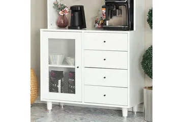 Flerbruks Kapasitetskap Periorport Hvit - Hvit - Oppbevaring - Skap - Oppbevaringsskap