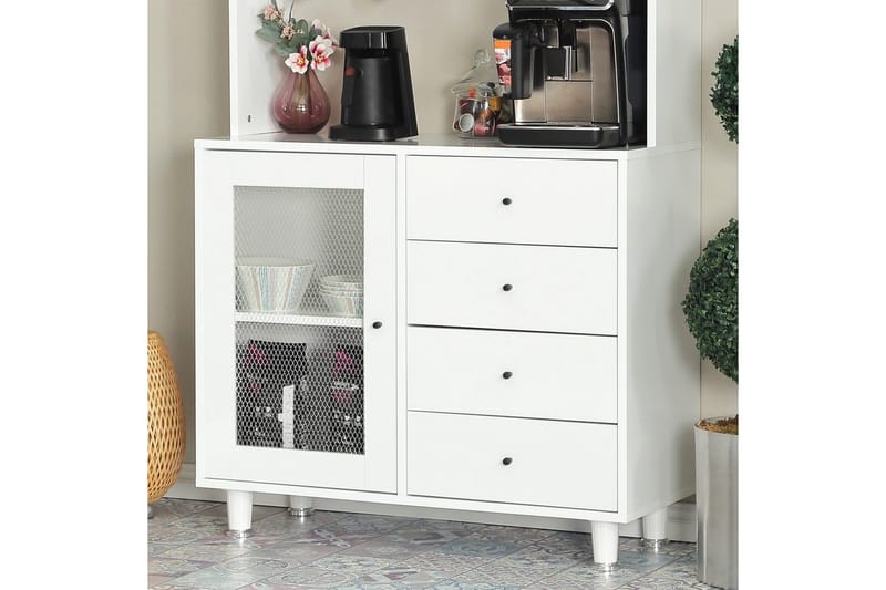 Flerbruks Kapasitetskap Periorport Hvit - Hvit - Oppbevaring - Skap - Oppbevaringsskap