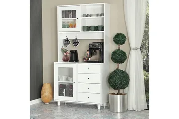 Flerbruks Kapasitetskap Periorport Hvit - Hvit - Oppbevaring - Skap - Oppbevaringsskap