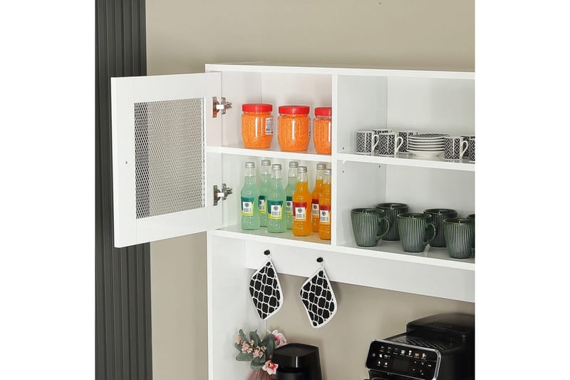 Flerbruks Kapasitetskap Periorport Hvit - Hvit - Oppbevaring - Skap - Oppbevaringsskap