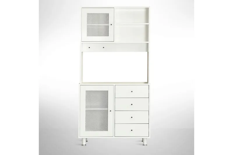 Flerbruks Kapasitetskap Periorport Hvit, Hvit