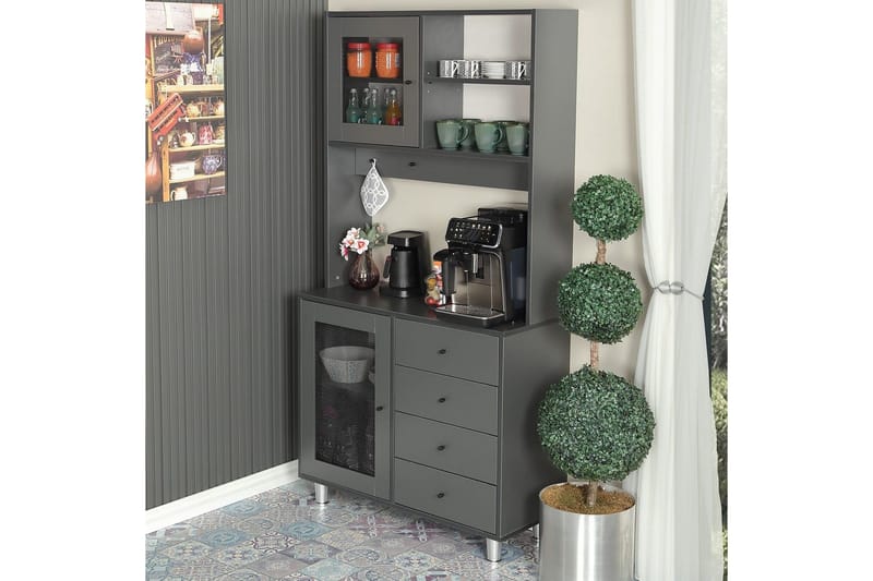 Flerbruks Kapasitetskap Periorport Antrasitt - Antrasitt - Oppbevaring - Skap - Oppbevaringsskap