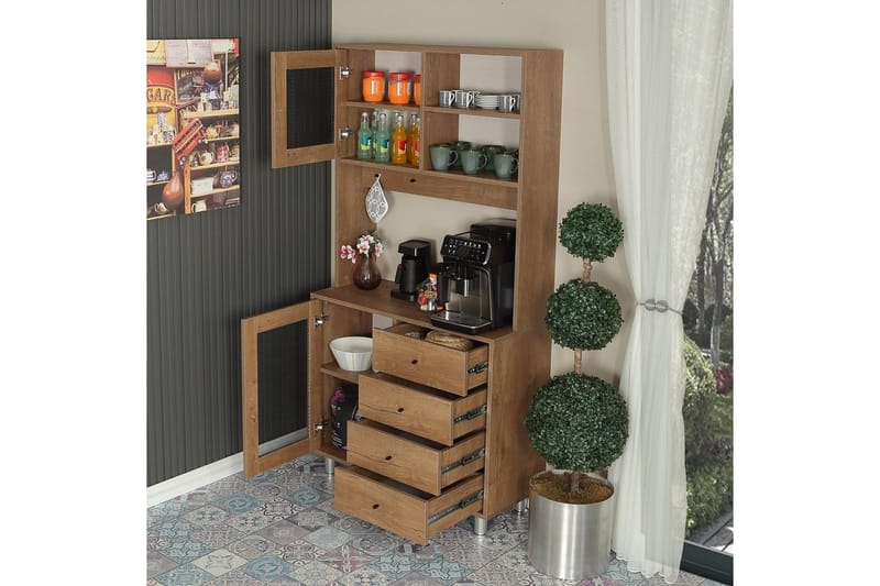 Flerbruks Kapasitetskap Periorport Kaukasisk Eik - Kaukasisk Eik - Oppbevaring - Skap - Oppbevaringsskap