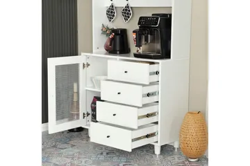 Flerbruks Kapasitetskap Periorport Hvit - Hvit - Oppbevaring - Skap - Oppbevaringsskap