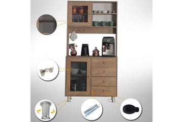 Flerbruks Kapasitetskap Periorport Kaukasisk Eik - Kaukasisk Eik - Oppbevaring - Skap - Oppbevaringsskap