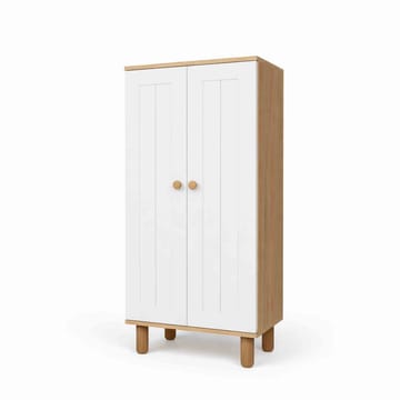 Flerbruks skap Hanah Home Ayka (60 x 129 x 37 cm) Hvit valnøtt - Hvit og valnøtt - Oppbevaring - Skap - Oppbevaringsskap
