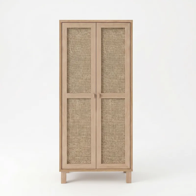 Flerbruks skap Hanah Home Dune (60 x 133,6 x 35 cm) Eik - Eik - Oppbevaring - Skap - Oppbevaringsskap
