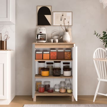 Flerbruks skap Hanah Home Nord (69,7 x 97 x 40 cm) Hvit eik grå - Hvit eik grå - Oppbevaring - Skap - Oppbevaringsskap