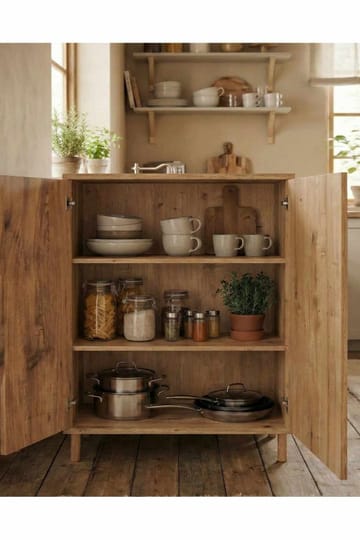 Flerbruks skap Hanah Home Peka Cabinet (60 x 85 x 30 cm) Sapphire Oak - Sapphire Oak - Oppbevaring - Skap - Oppbevaringsskap
