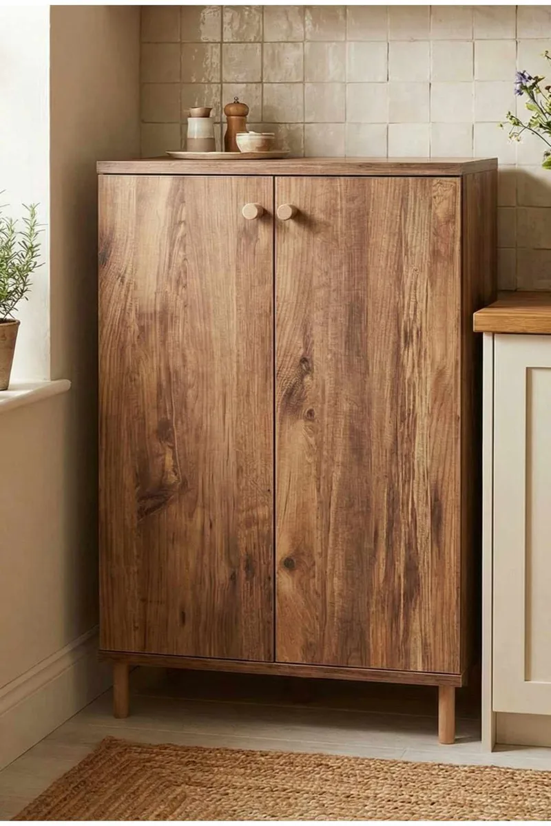 Flerbruks skap Hanah Home Peka Cabinet (60 x 85 x 30 cm) Furu - Furu - Oppbevaring - Skap - Oppbevaringsskap