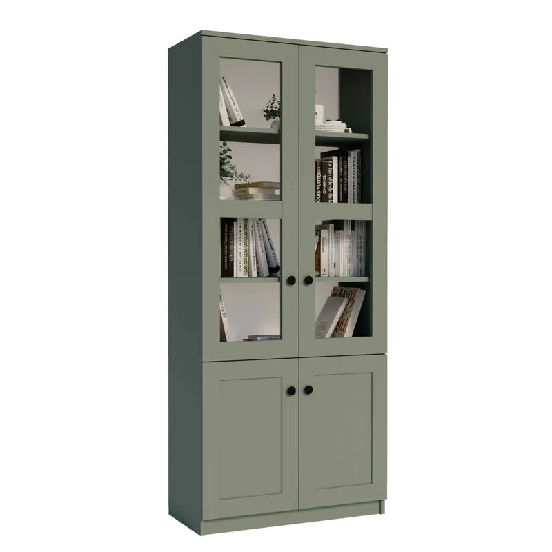 Flerbruksskap Hanah Home Lisa 1600-135 (80 x 190 x 37 cm) Grønn, Grønn