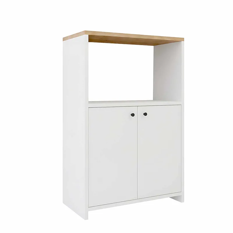 Flerbruksskap Skye Decor Bren (68,6 x 86,8 x 35 cm) Natural White, Naturlig og hvit