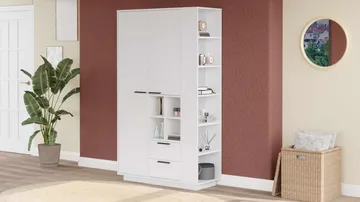 Flerbruksskap Skye Decor Dara (110 x 190 x 45 cm) Hvit - Hvit - Oppbevaring - Skap - Oppbevaringsskap