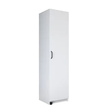 Flerbruksskap Wallxpert Eska (45 x 180 x 42 cm) Hvit - Hvit - Oppbevaring - Skap - Oppbevaringsskap