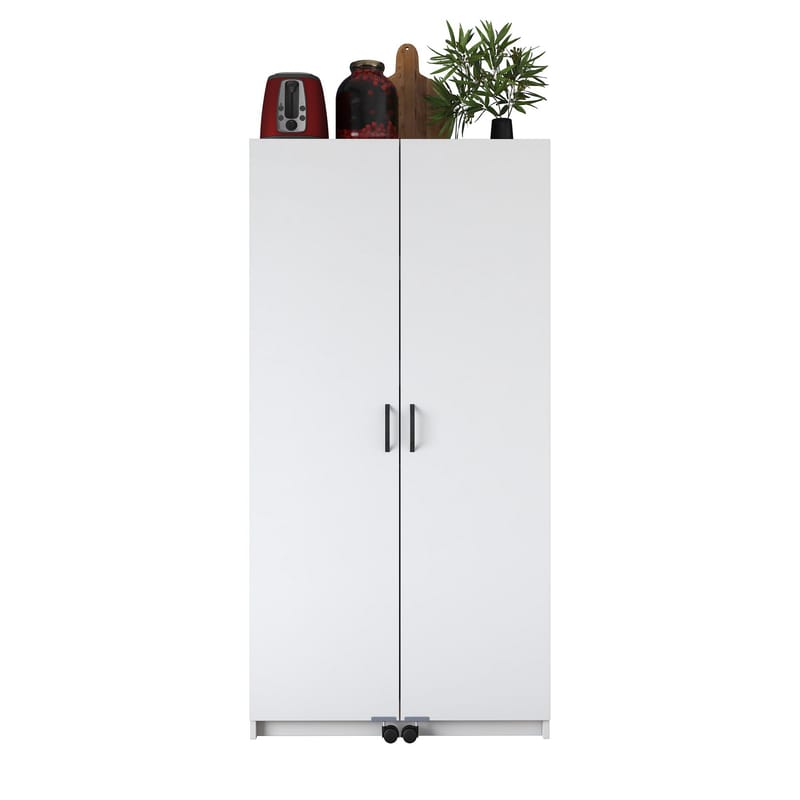 Flerbruksskap Wallxpert Kira hylle (90 x 180 x 42 cm) Hvit - Hvit - Oppbevaring - Skap - Oppbevaringsskap
