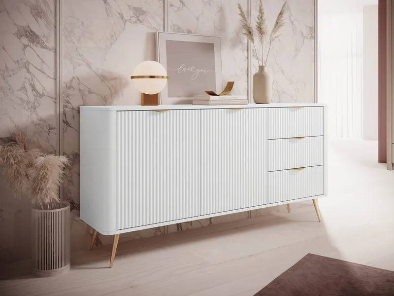 Forba skjenk 164 cm - hvit - Oppbevaring - Skap - Barskap
