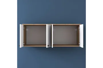 Frostine Overskap - Valnøtt/Hvit - Oppbevaring - Skap - Oppbevaringsskap