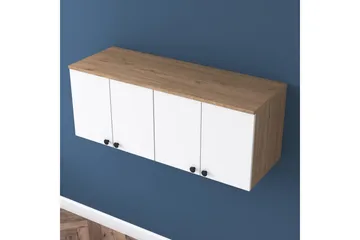 Frostine Overskap - Valnøtt/Hvit - Oppbevaring - Skap - Oppbevaringsskap