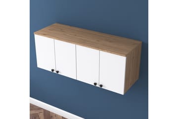 Frostine Overskap - Valnøtt/Hvit - Oppbevaring - Skap - Oppbevaringsskap