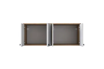 Frostine Overskap - Valnøtt/Hvit - Oppbevaring - Skap - Oppbevaringsskap