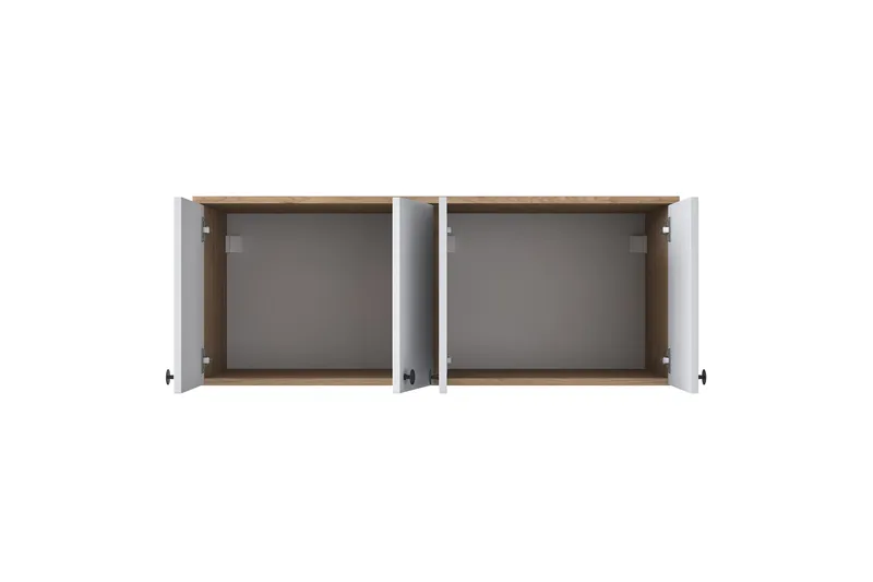 Frostine Overskap - Valnøtt/Hvit - Oppbevaring - Skap - Oppbevaringsskap