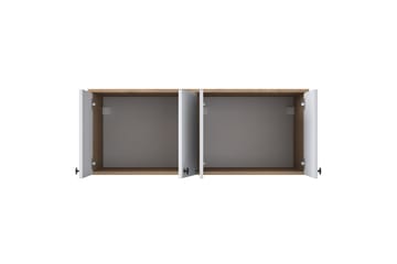 Frostine Overskap - Valnøtt/Hvit - Oppbevaring - Skap - Oppbevaringsskap