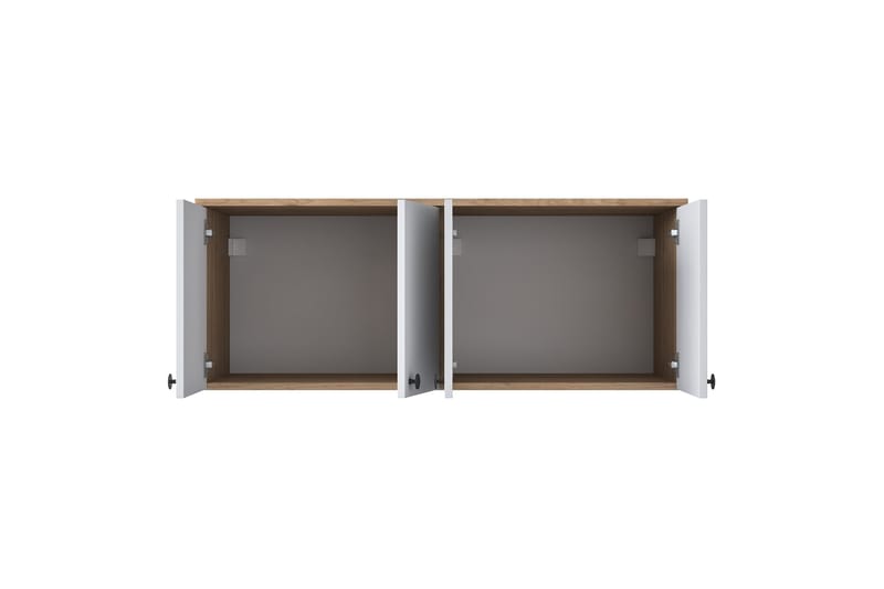 Frostine Overskap - Valnøtt/Hvit - Oppbevaring - Skap - Oppbevaringsskap