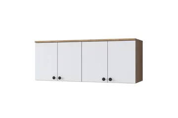 Frostine Overskap - Valnøtt/Hvit - Oppbevaring - Skap - Oppbevaringsskap