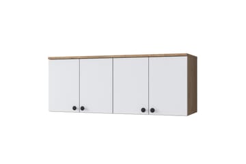 Frostine Overskap - Valnøtt/Hvit - Oppbevaring - Skap - Oppbevaringsskap