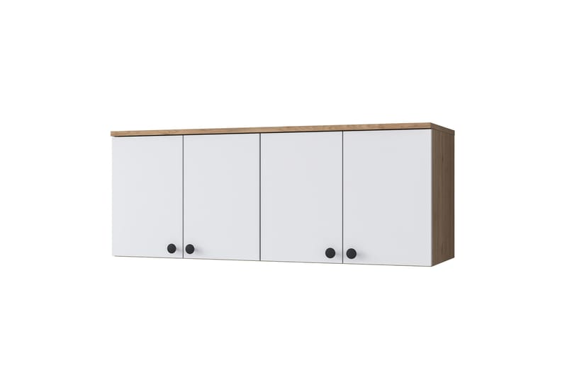 Frostine Overskap - Valnøtt/Hvit - Oppbevaring - Skap - Oppbevaringsskap