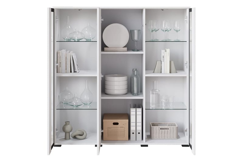 Gammelt Highboard - Blå - Oppbevaring - Skap - Oppbevaringsskap