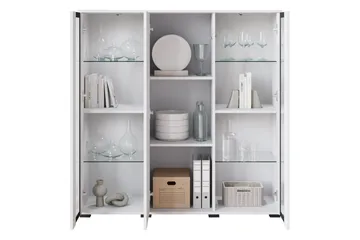 Gammelt Highboard - Brun/Hvit - Oppbevaring - Skap - Oppbevaringsskap