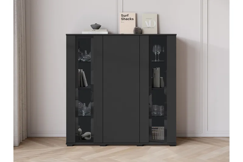 Gammelt Highboard - Hvit - Oppbevaring - Skap - Oppbevaringsskap