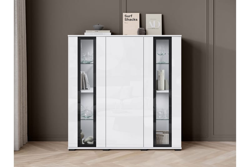 Gammelt Highboard - Svart - Oppbevaring - Skap - Oppbevaringsskap