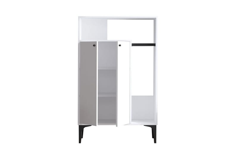 Gedalia Skoskap 90 cm - Hvit - Oppbevaring - Skap - Oppbevaringsskap